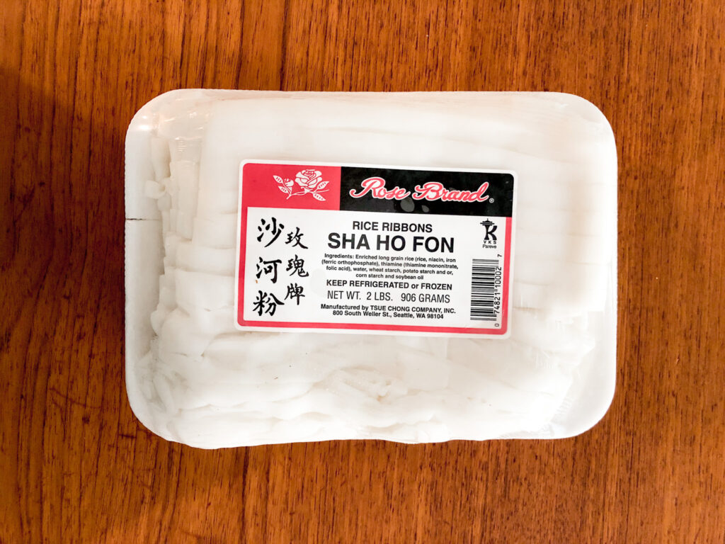 rice noodle ribbons