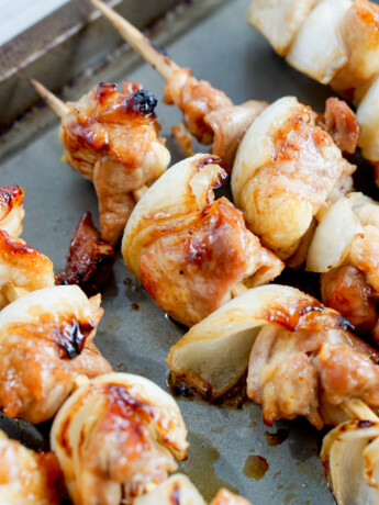 yakitori on skewers