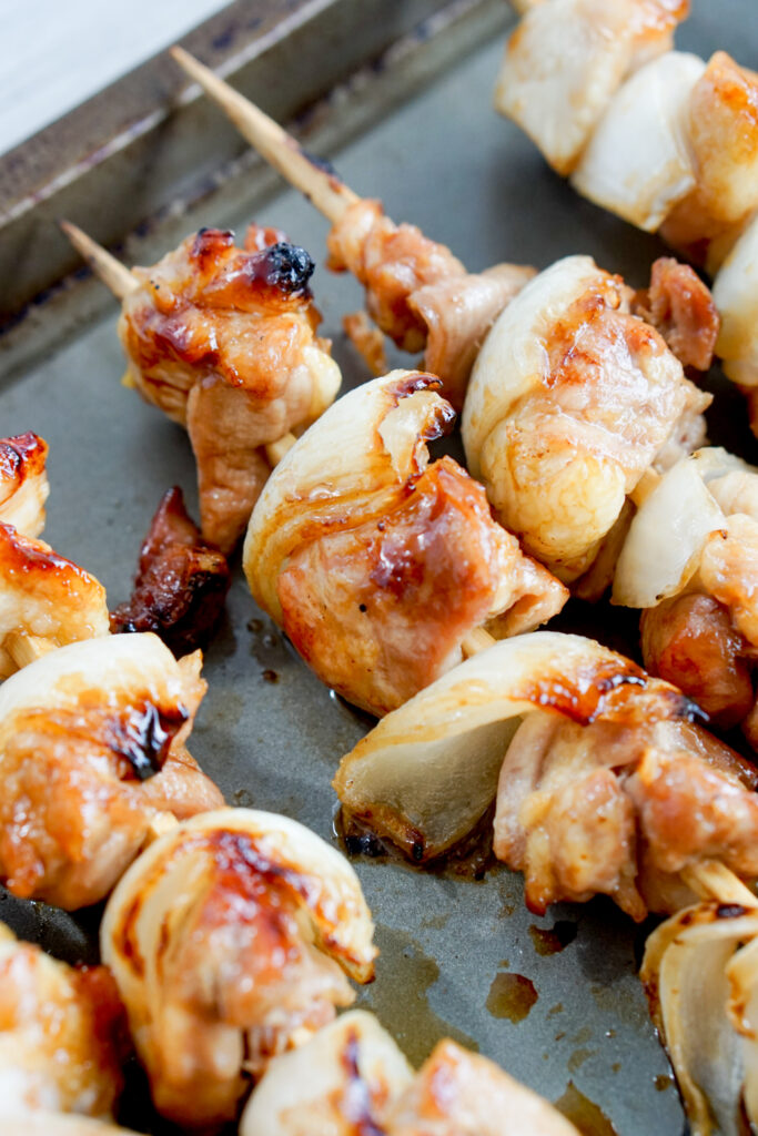 yakitori on skewers