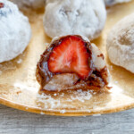 Nutella vanilla bean strawberry daifuku