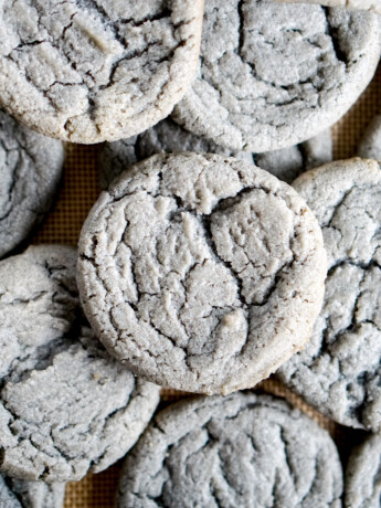 black sesame cookies