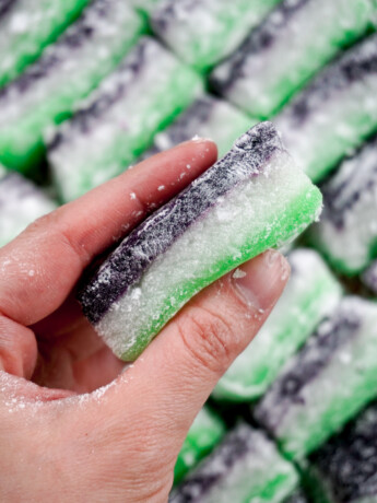 ube pandan mochi chi chi dango