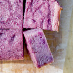 Okinawan sweet potato butter mochi