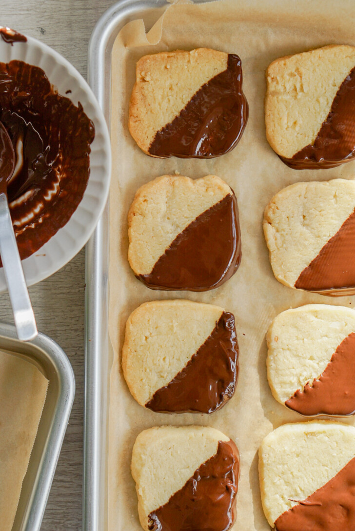 square shortbread like big island candies dipped in chocolate