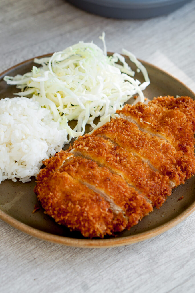 sliced chicken katsu