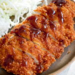 chicken katsu with tonkatsu sauce