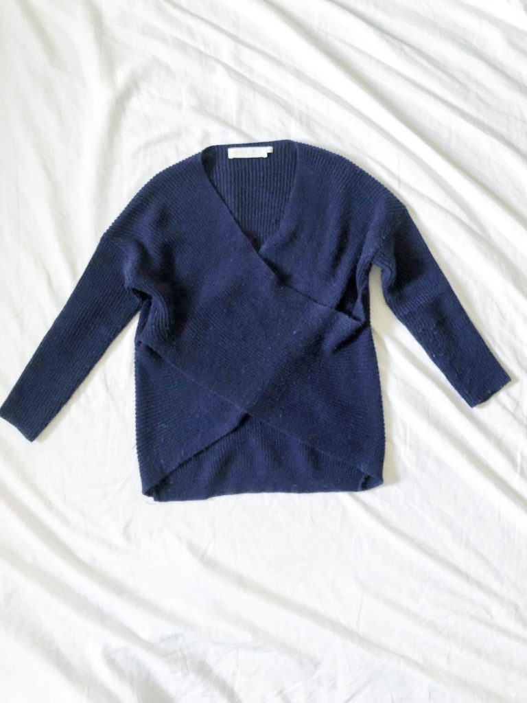ASTR the label nursing friendly wrap sweater