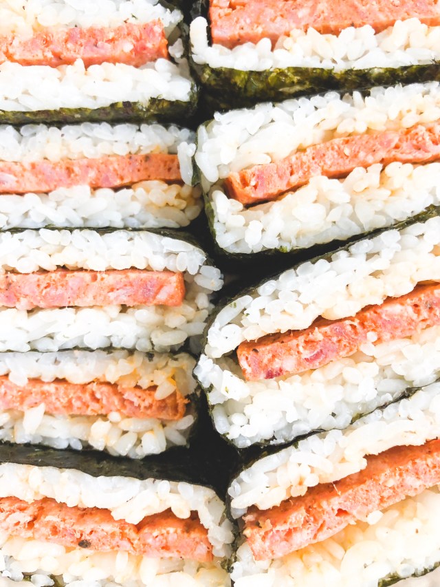 portuguese sausage musubi
